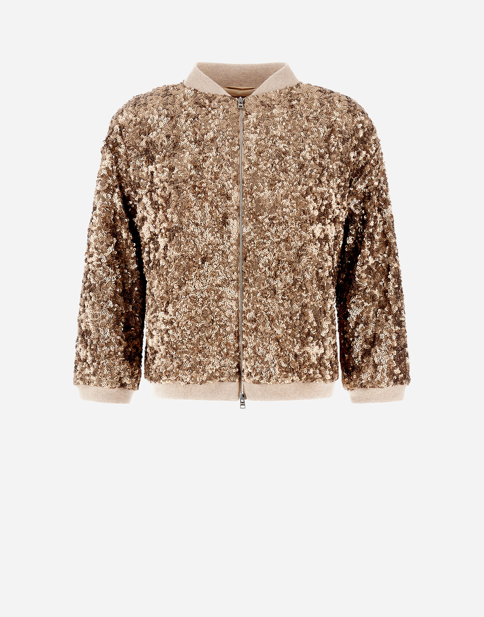 BOMBER RESORT EN SHINY EXPRESSION en Chantilly dore pour femme Herno