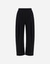 Herno PALAZZO TROUSERS IN FLUID WOOL Black PT000164D334539300