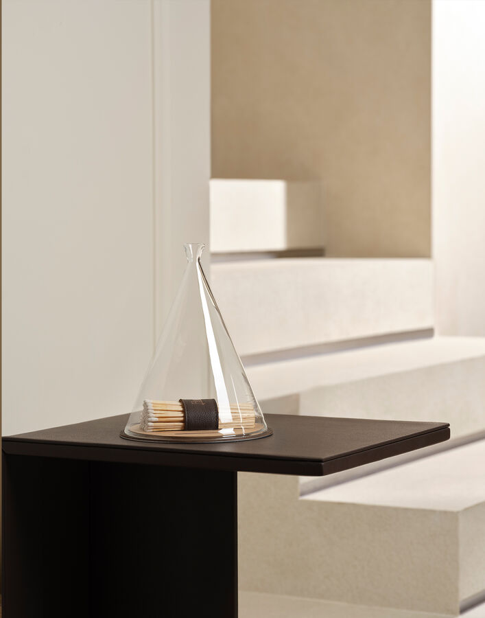 Herno HERNO HABITA GLASS CLOCHE WITH MATCHES Transparent HOLIDAYMATCHESVETRO01TRASP