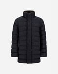 Herno CARCOAT IN CASHMERE, SILK AND MONOGRAM Navy Blue PI001310U380879200