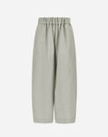Herno PANTALONI IN BRIGHT LINEN Chantilly PT000131D132401985