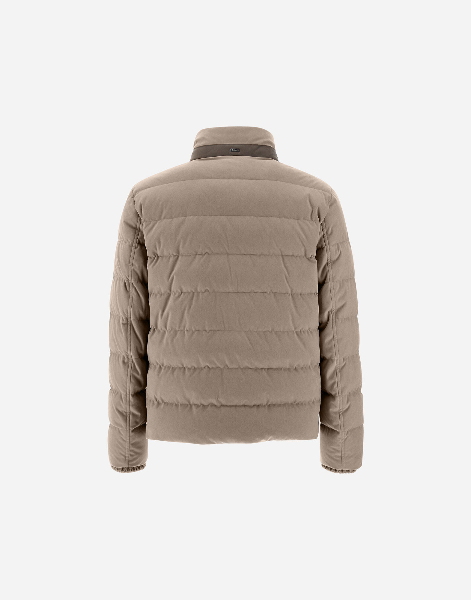 BÓMBER DE SUEDE EFFECT en Gris tórtola de Hombre | Herno®