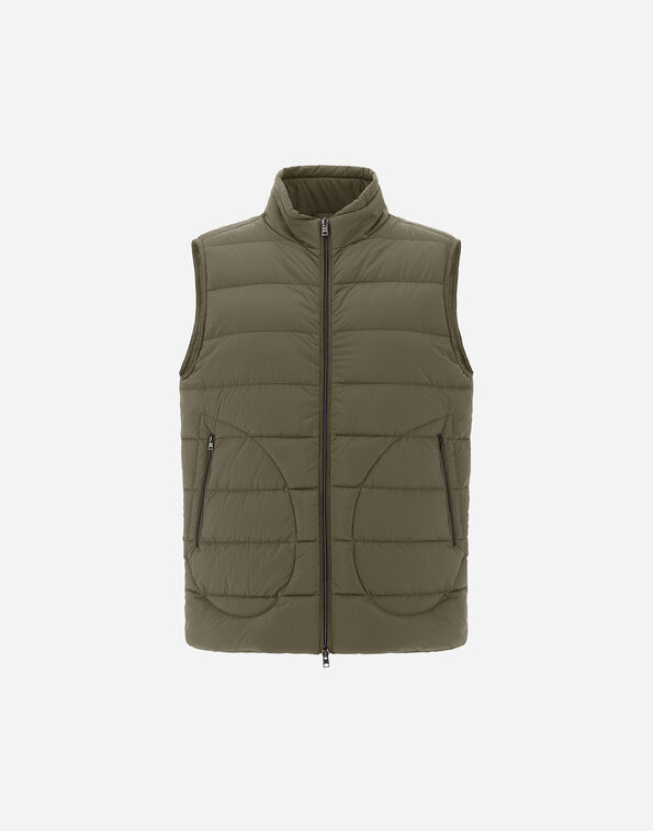 Herno IL GILET Green/Beige PI012ULE12456Z7720