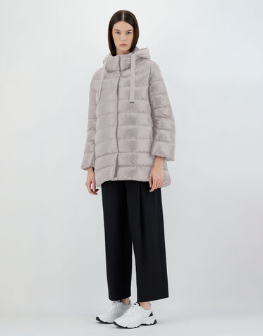 美品 定価11万◇HERNO ヘルノ IN-TECH 中綿入り ウールコート ブルー 