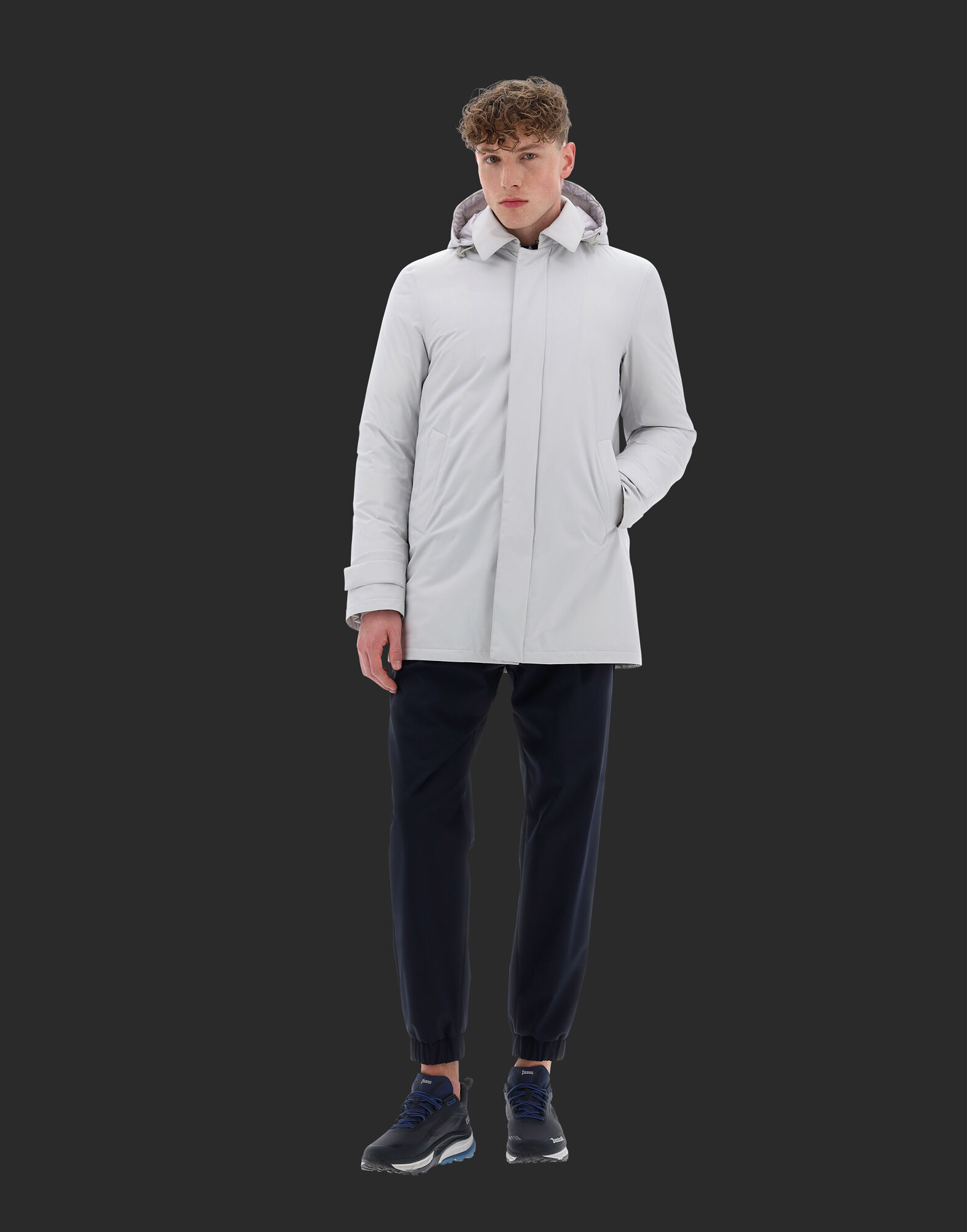 LAMINAR CARCOAT IN GORE TEX en Ice pour homme Herno