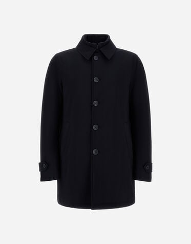 メンズ ワシントン トレンチコート ネイビーブルー | Herno® (ヘルノ)