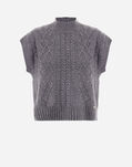 Herno VEST IN TWIST WOOL Grey MG000149D701129400