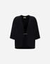 Herno ROME STITCH JERSEY CARDIGAN Black JC000077D560259300