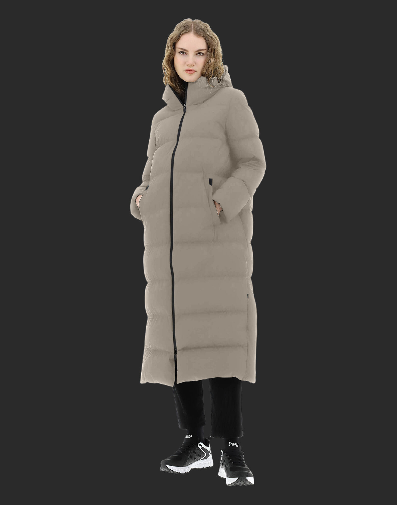 herno long coat