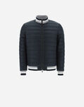 Herno NYLON ULTRALIGHT REVERSIBLE BICOLOR BOMBER Blue Navy PI0616U120209200