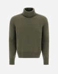 Herno RESORT SWEATER IN LIGHT INFINITY WOOL Light Military ML00005UR701277730