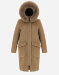 Herno NEW SOFT BRUSH PARKA Camel PA0042D332032155