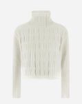 Herno RESORT SWEATER IN INFINITY 3D White ML00015DR701911000