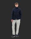 Herno LAMINAR BLAZER IN CROPP RIVER Blue PI00330UL123939201