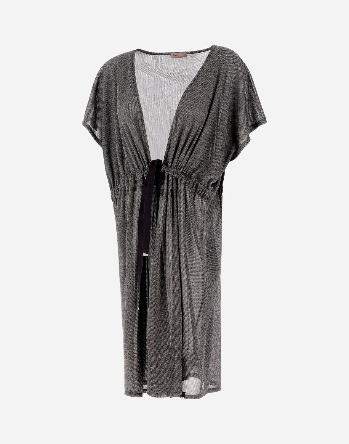 Herno シャインスルー Resort カーディガン In Light Grey