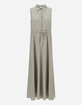 Herno DRESS IN LINEN BLEND Chantilly AB000028D126891985