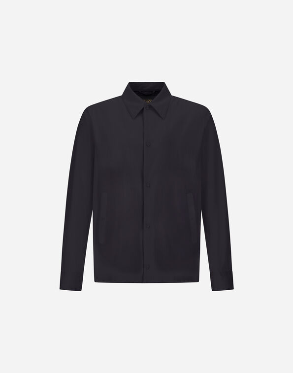 Herno SHACKET IN COTTON SEERSUCKER Blue GI000643U132909210