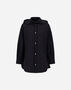 Herno PARKA IN ECOAGE AND MONOGRAM LUREX Blu Navy GI000277D12456ZM019200