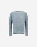 Herno ALPACA WOOL G.7 JUMPER Light Blue/Grey MG000187D703029095