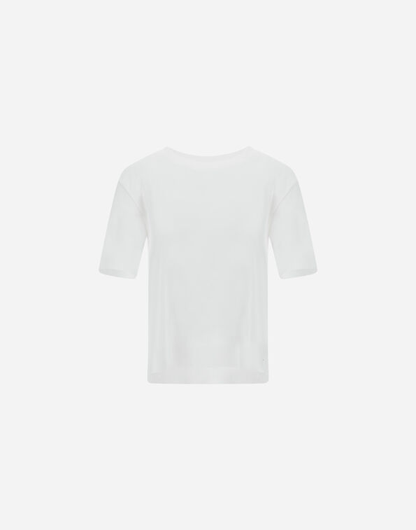 Herno T-SHIRT IN GLAM KNIT&nbsp;EFFECT White JG000223D520561000
