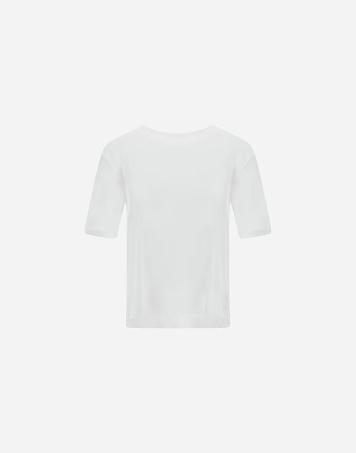 Herno T-SHIRT IN GLAM KNIT&nbsp;EFFECT White JG000223D520561000