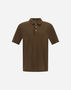 Herno JERSEY KNIT EFFECT POLO SHIRT Military Green JPL00125U520597745
