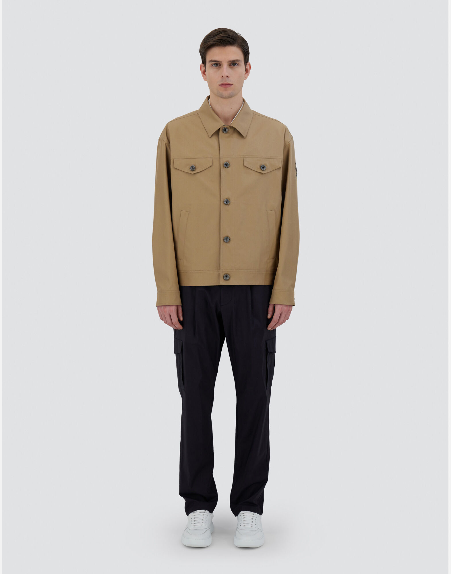 GIACCA IN TIGRI in Camel da Uomo Herno