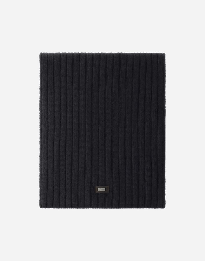 Herno FISHERMAN'S RIB CASHMERE SCARF Dark Blue SCP00028U710509290