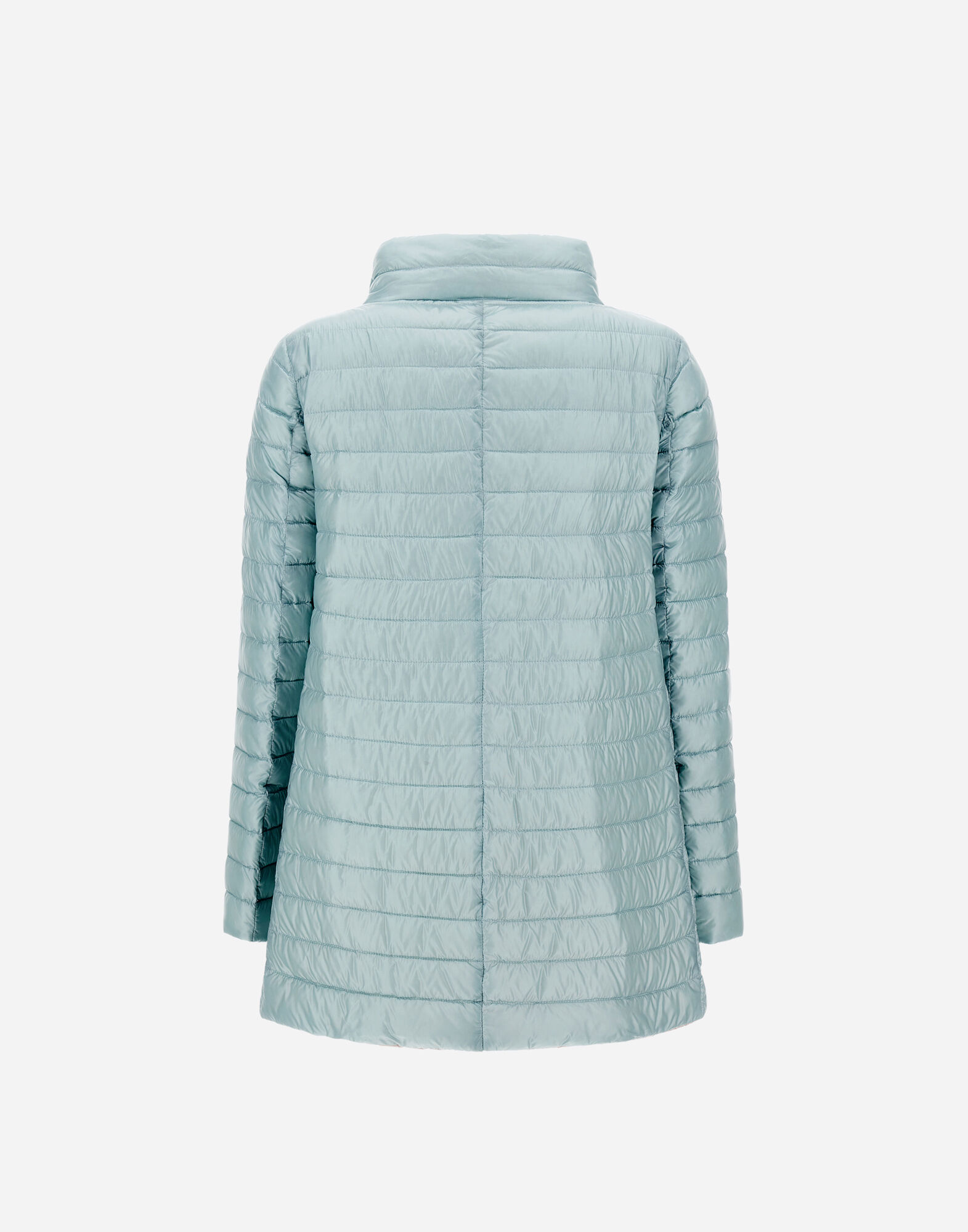 ダウンジャケット・コート Herno A-Shape Reversible Down Jacket In Ultralight Nylon REVERSIBLE A-SHAPE JACKET IN NYLON ULTRALIGHT in Blue Grey