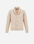 Herno CARDIGAN IN MELANGE WOOLÂ BLEND Chantilly MC000204U702951985