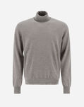 Herno TURTLENECK SWEATER IN ENDLESS WOOL Dark Taupe ML000004U701658600