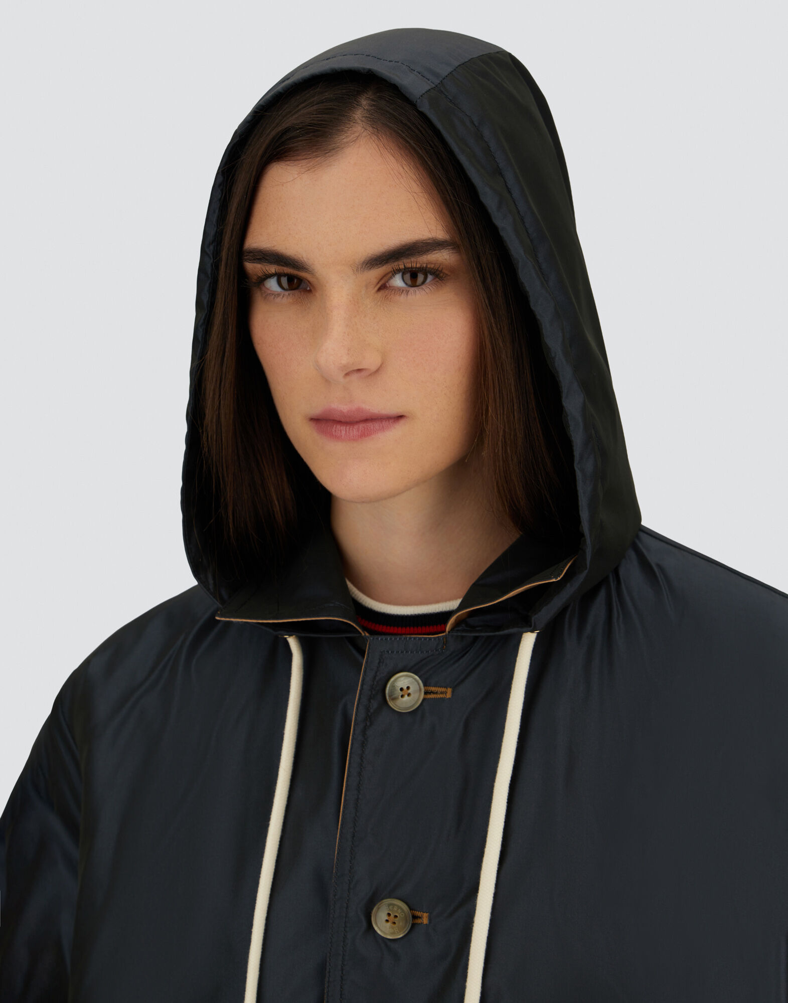 REVERSIBLE JACKET IN DEAN in Camel/Blue for Women | Herno®