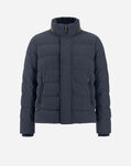 Herno SUEDE-LOOK BOMBER JACKET Resort Blue PI0015UNW124549209