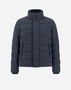 Herno SUEDE-LOOK BOMBER JACKET Resort Blue PI0015UNW124549209