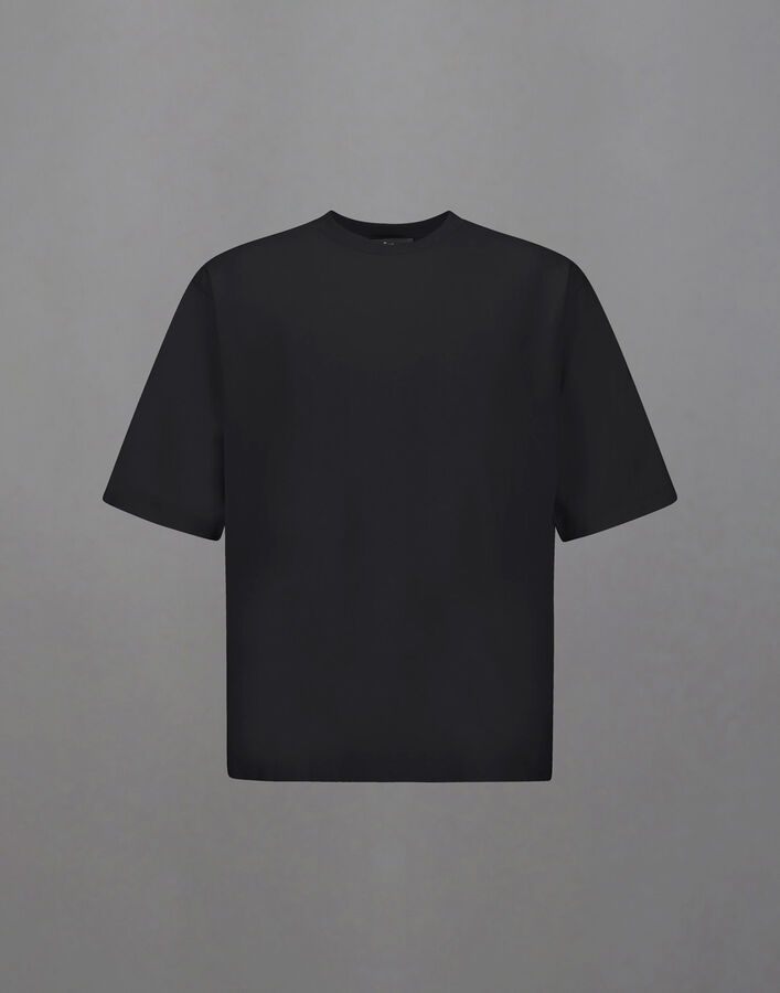 Herno LAMINAR T-SHIRT IN MERCERISED JERSEY Black JG00070UL520959300