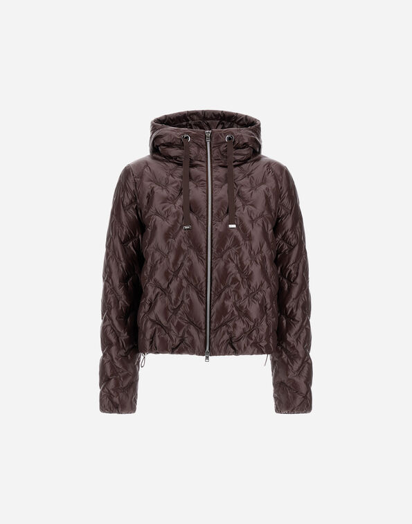 Herno RESORT JACKET IN NYLON ULTRALIGHT Dark Chocolate PI00169DR12017Z8810
