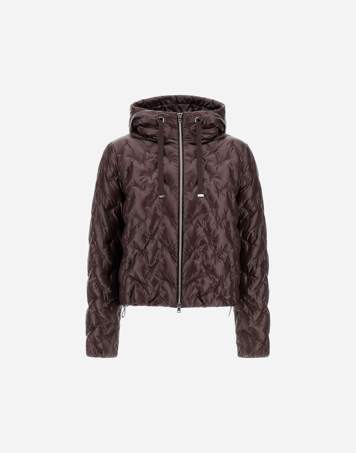 Herno RESORT JACKET IN NYLON ULTRALIGHT Dark Chocolate PI00169DR12017Z8810