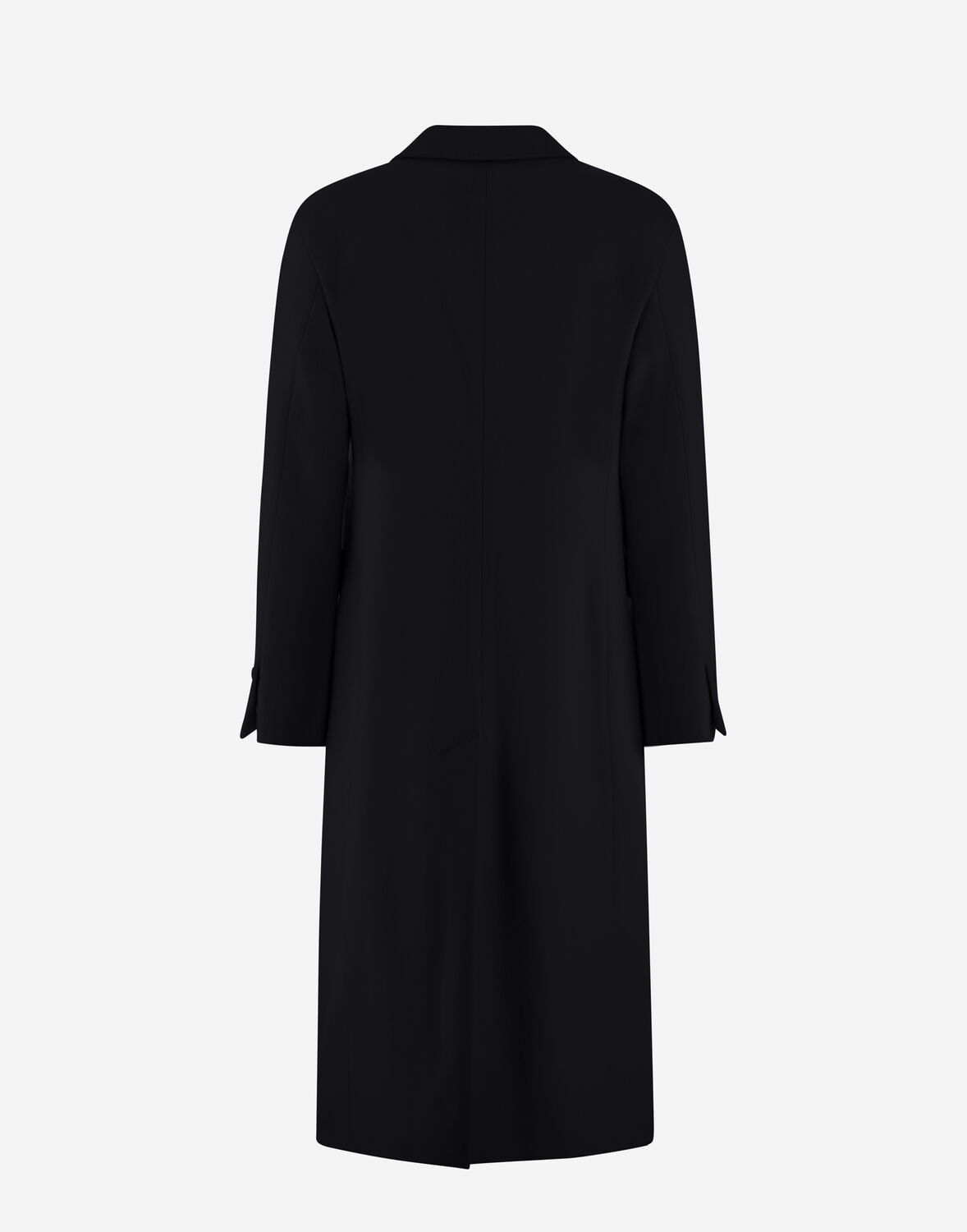Herno ラグジュアリーウール コート In Black