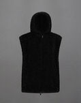 Herno LAMINAR GILET IN COMFORT SHERPA Black GI00102DL128239300