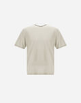 Herno PLAIN COTTON KNIT T-SHIRT Dove Grey MG000170U720972600