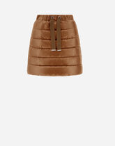 レディース ウルトラライトナイロン スカート キャメル | Herno® (ヘルノ) 