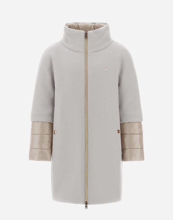 Herno COAT IN ECOWOOL AND NYLON ULTRALIGHT Chantilly CA000014G333441985
