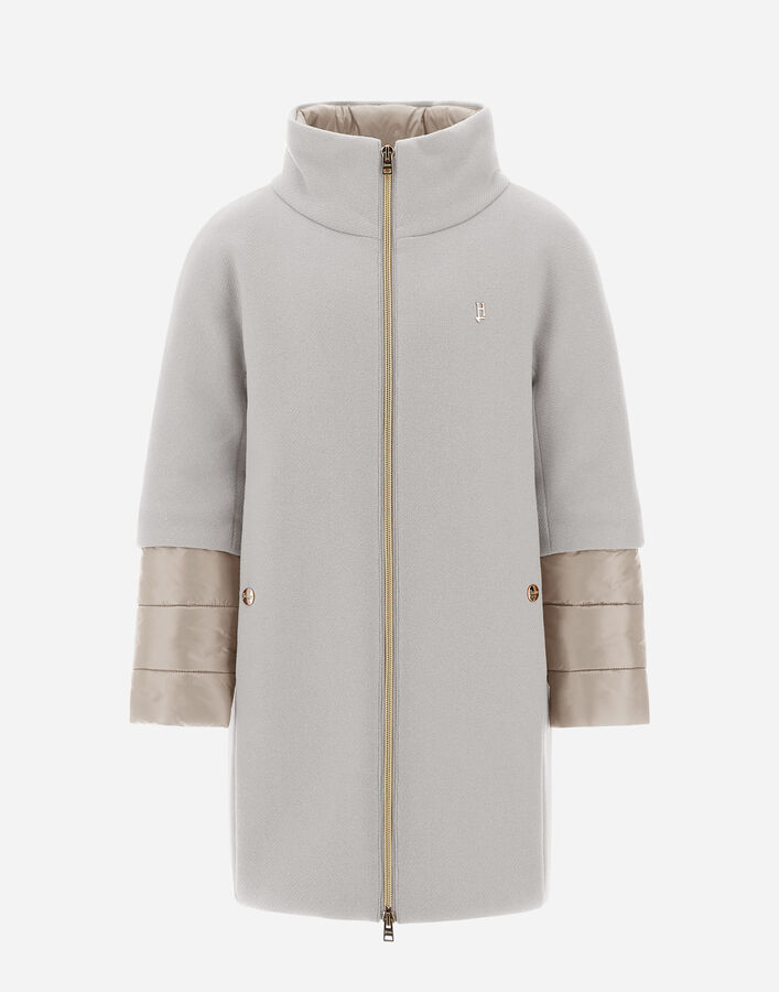 Herno COAT IN ECOWOOL AND NYLON ULTRALIGHT Chantilly CA000014G333441985