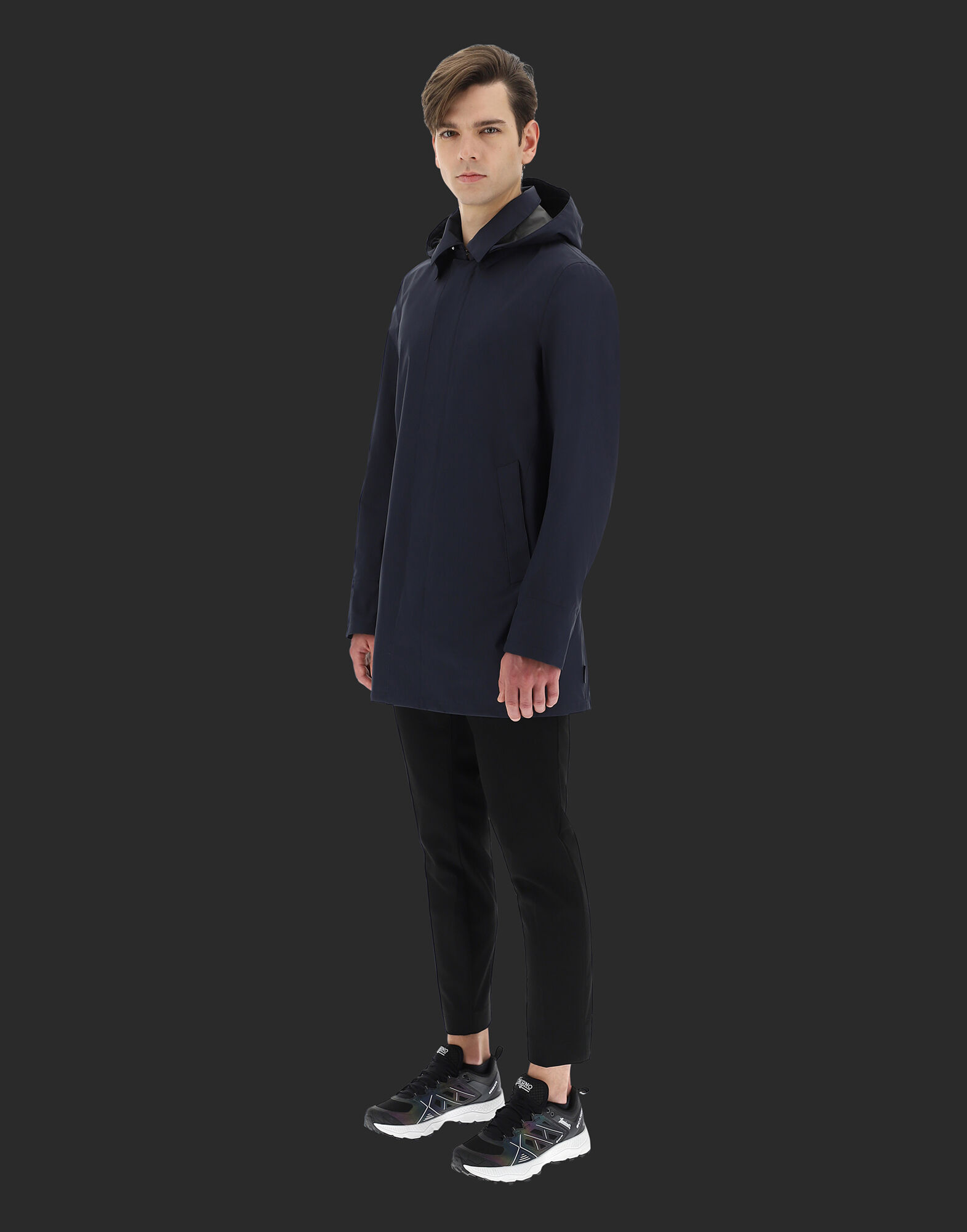 LAMINAR CARCOAT in Blue for Men | Herno®
