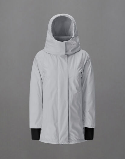 レディース ラミナー ゴアテックス 2レイヤー Aシェイプ コート アイス  