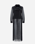 Herno COAT IN COMPACT NYLON & TULLE Black GC000394D124919300