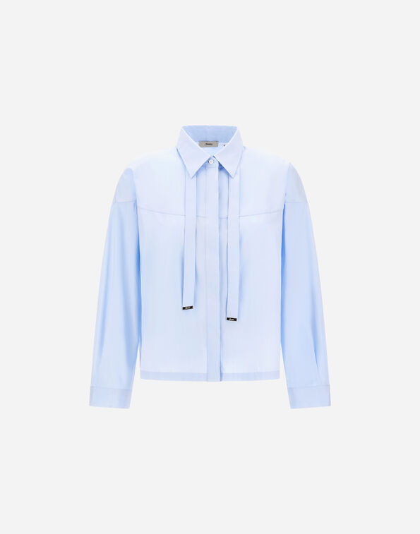 Herno COTTON POPLIN SHIRT Sky Blue CM000067D133439010