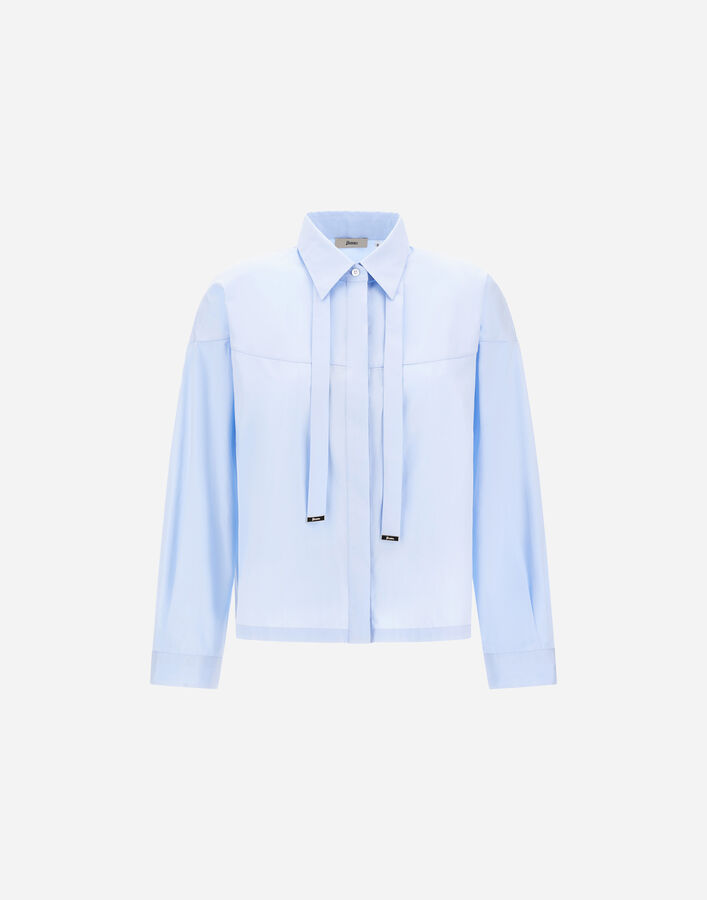 Herno COTTON POPLIN SHIRT Sky Blue CM000067D133439010