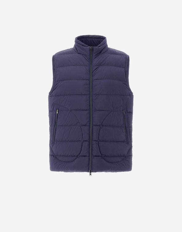 Herno IL GILET New Blue PI012ULE12456Z9202