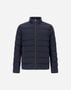 Herno BOMBER JACKET IN POLISHED SMOOTH WOOL Navy Blue PI001262U127369200